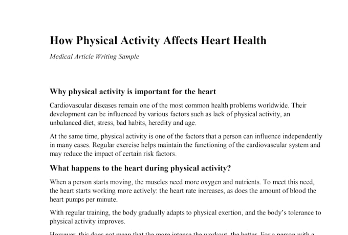 write clear and evidence based medical articles